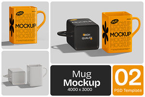 Mug Mockup, a Cups & Container Mockup by Permadi Creative