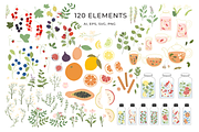 Summer Drinks Clipart, a Seasonal Illustration by Walrus Darya (Thumbnail 11 of 12)