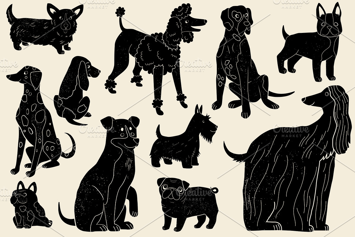 Friends: 23 different dog breeds, an Animal Illustration by Mii Lab (Photo 2 of 13)