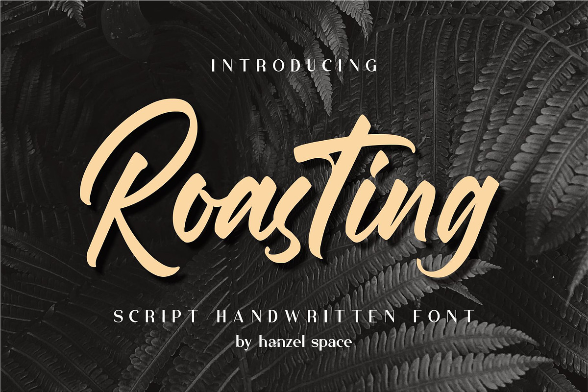 Roasting Script Handwritten Font, a Script Font by HanzelSpace Studio (Photo 1 of 6)