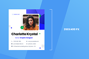 Graphic Designer - Email Signature, an UI Kit Template by SquidPixey (Thumbnail 3 of 4)