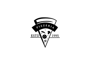 Vintage Style Pizza Logo Design, a Branding & Logo Template by AlvinStd