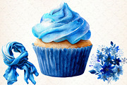 Watercolor Blue Winter PNG, an Illustration by Libby Wishes (Thumbnail 6 of 7)