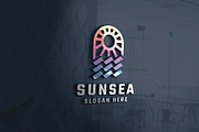 Sun Sea Coastal Travel Logo, a Branding & Logo Template by Design_Planet (Thumbnail 1 of 3)