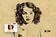 Woodcut Print Photo Effect, a Layer Style Add-On by iDoodle Studio (Thumbnail 4 of 5)