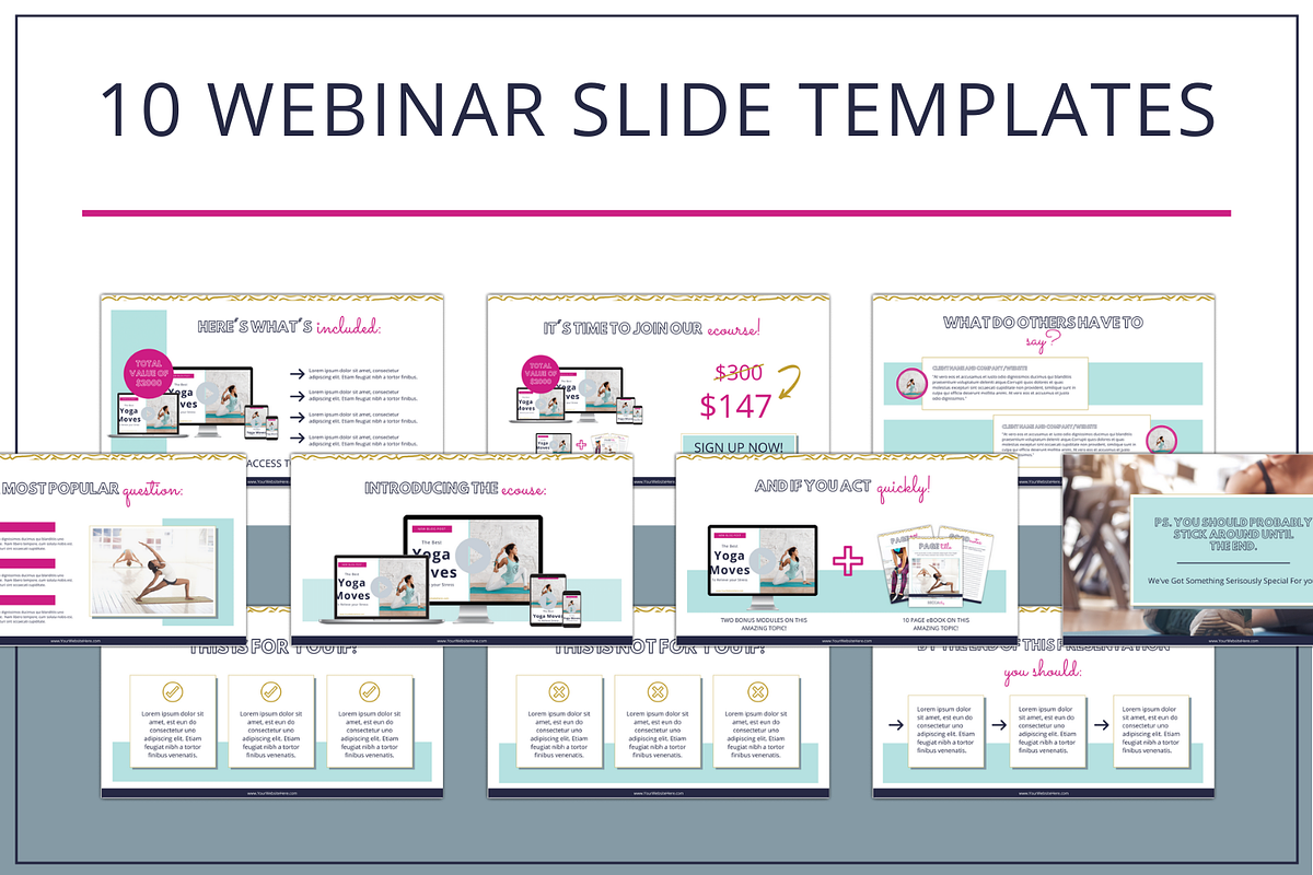 eCourse & Webinar Bundle | Canva PPT, a Presentation Template by Lady Boss Studio (Photo 4 of 7)