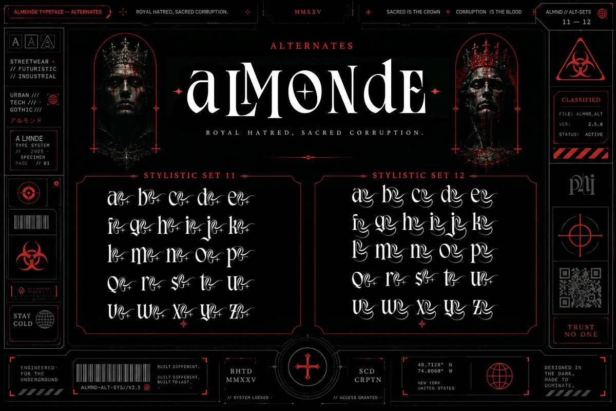 Royal Hatred Typeface, a Blackletter Font by alit design (Photo 16 of 20)