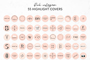 Pink Instagram Highlight covers, an Object Graphic by SwitzerShop (Thumbnail 1 of 3)