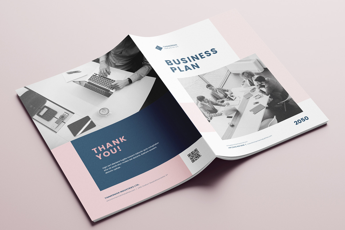 Business Planner Template, Canva, a Brochure Template by Niofix (Photo 6 of 6)