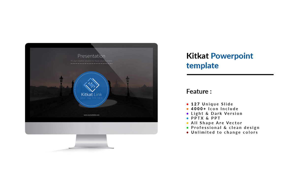 Kitkat Powerpoint Template, a Presentation Template by ZAAS (Photo 2 of 10)