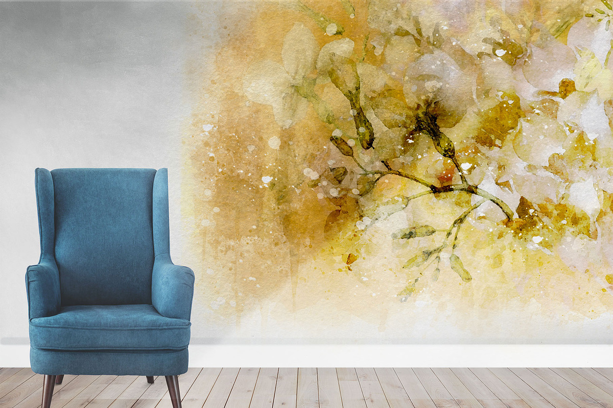 Poetic Watercolor Backgrounds, a Pattern Graphic by Suna Kosem (Photo 5 of 26)