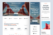 Construction Website UI Figma, an UI Kit Template by peterdraw (Thumbnail 7 of 7)