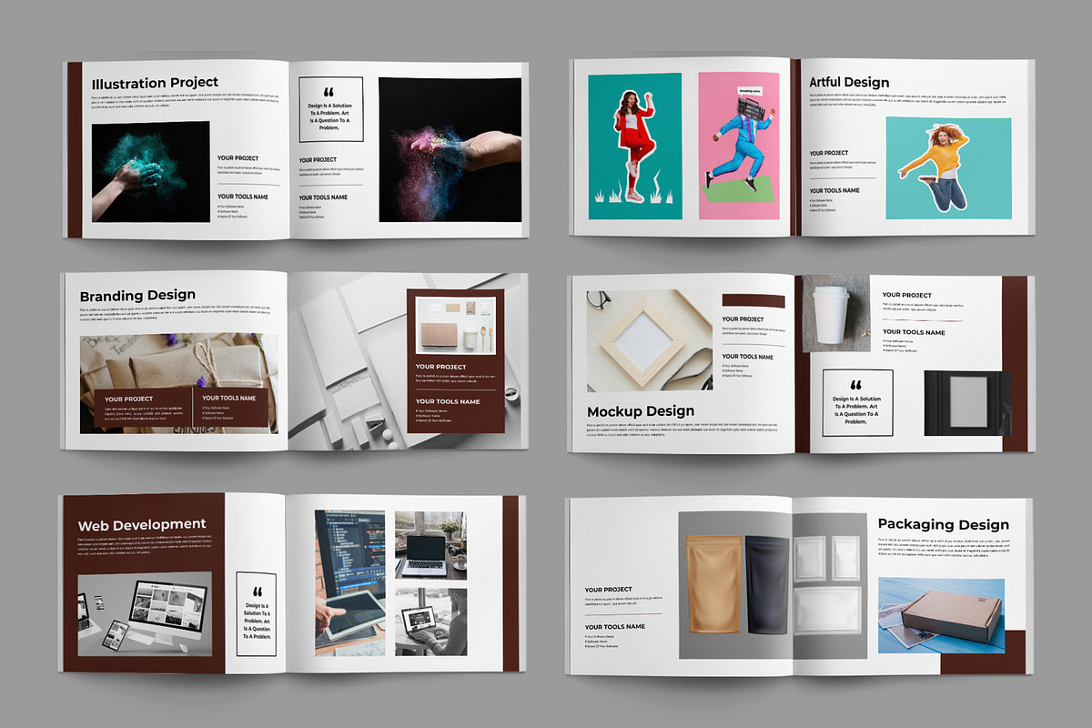 Graphic Designer Portfolio, a Brochure Template by ContestDesign (Photo 3 of 3)