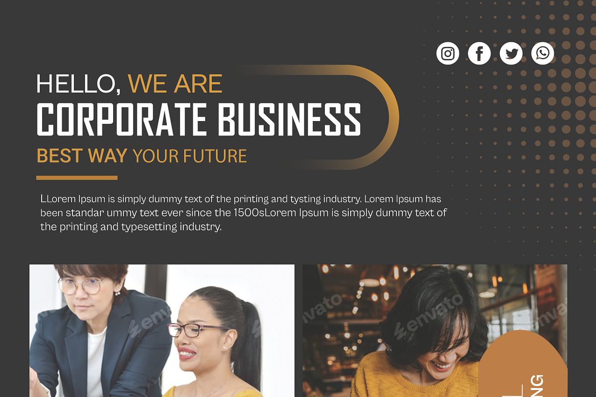 Corporate Business flyer, a Templates & Theme by TheGraphicsWorld (Photo 3 of 3)