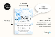 Teddy Bear Baby Shower Invitation, an Invitation Template by Snapybiz (Thumbnail 2 of 10)