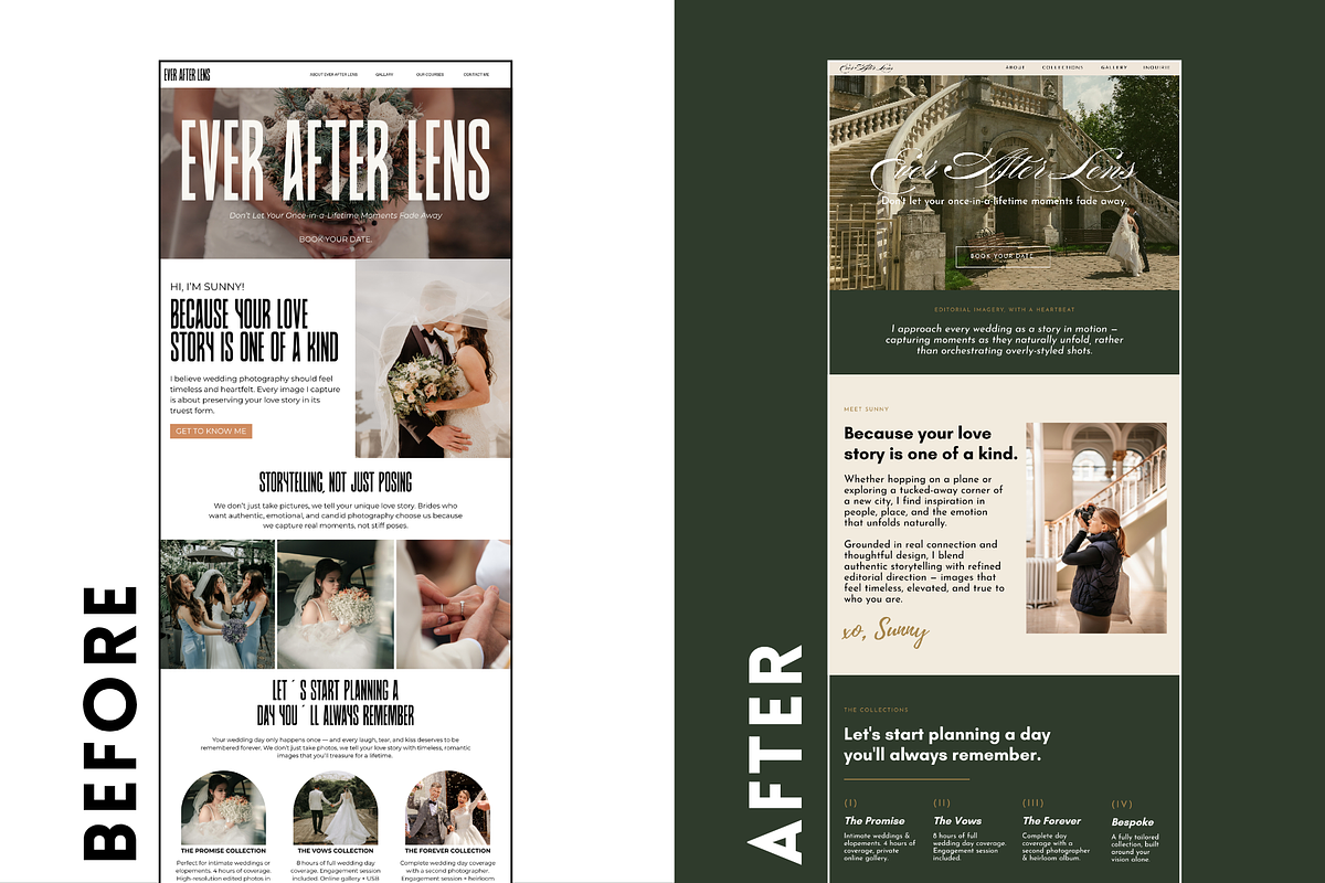 Wedding Photography Website Template, a Landing Page Template by wekreatif (Photo 4 of 5)