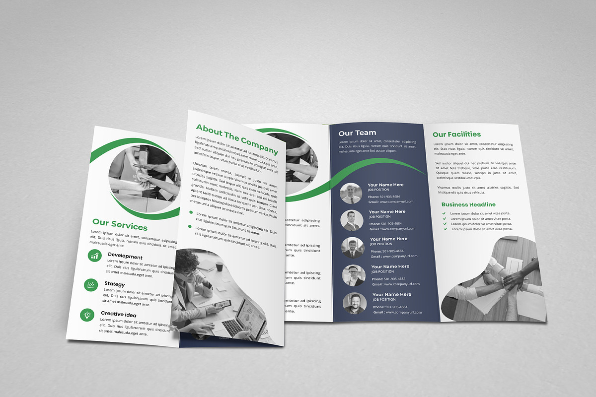 Business Trifold Brochure V2, a Brochure Template by SamiSimply7 (Photo 5 of 5)