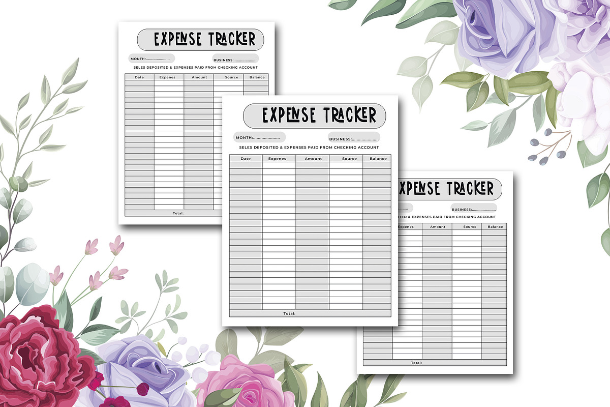 Expense Tracker, a Stationery Template by design_hut