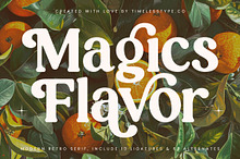 Magics Flavor Retro Modern Serif