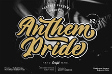 Anthem Pride Modern Script Font