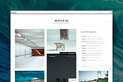 Mosaik tumblr theme, a Websites & App Template by Pixel Revel (Thumbnail 1 of 4)