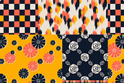 Cubist Retro Patchwork Seamless Repe, a Pattern Graphic by Sharon Schwalbe (Thumbnail 2 of 3)