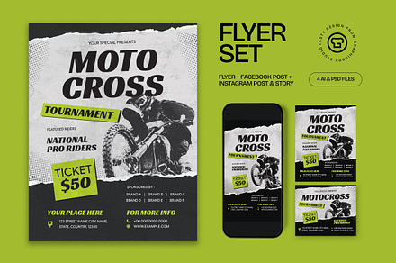 Motocross Tournament Flyer