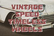 Vintage Runner Display Retro Sport F, a Font by PutraCetol Studio (Thumbnail 4 of 5)