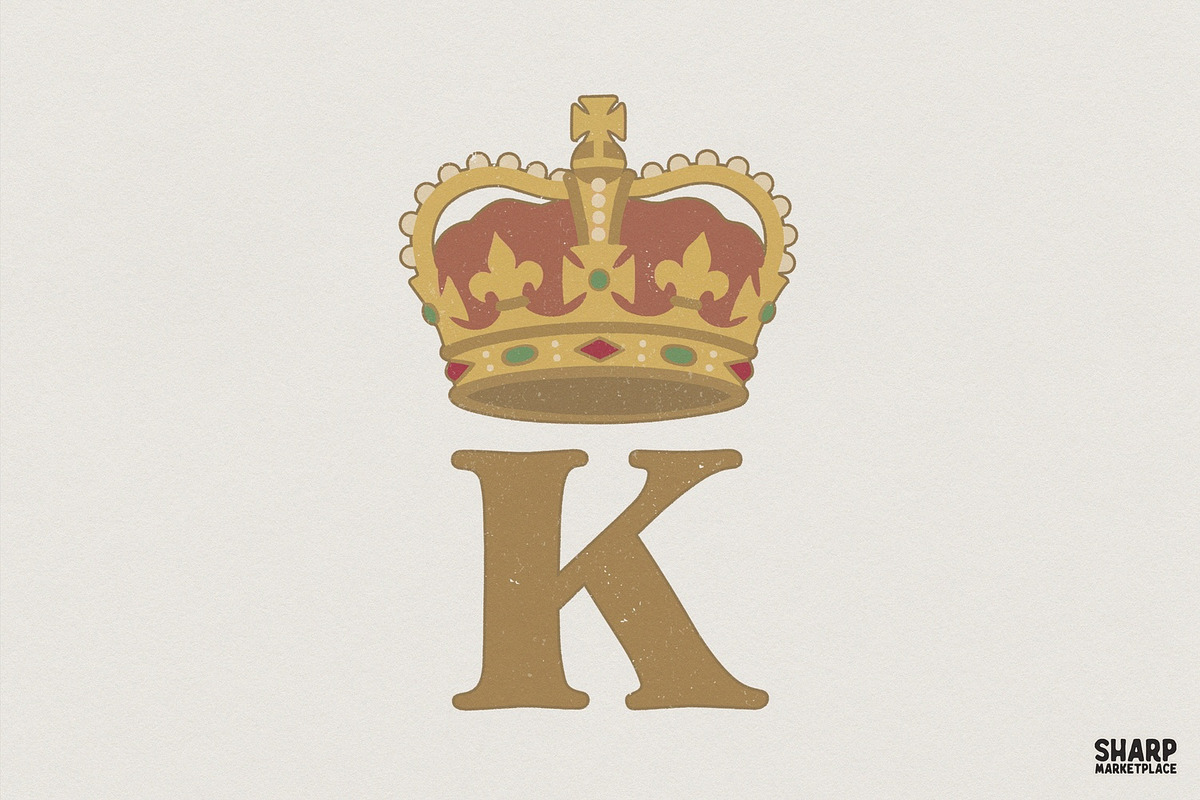 King Crown K PNG, Regal Monogram, an Illustration by SharpMarketplace (Photo 1 of 4)