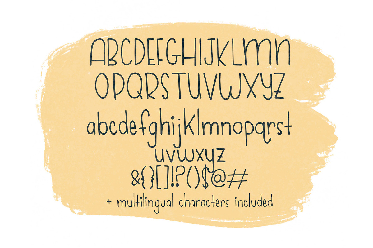 Besties, a Sans Serif Font by Dansie Design (Photo 6 of 8)