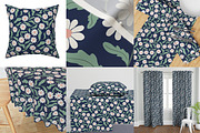 Daisy flowers seamless patterns, a Pattern Graphic by Naty Art (Thumbnail 3 of 6)
