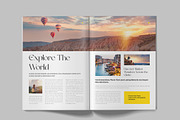 Travel Magazine Layout Template, a Magazine Template by Spark_Creative (Thumbnail 5 of 10)