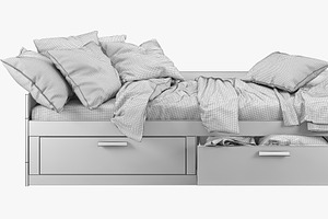 Single Bed 3D Model