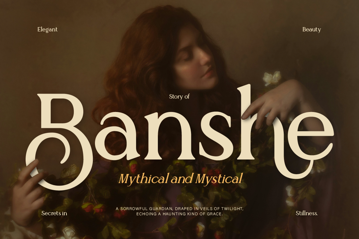 Mostical, a Font by Burntilldead (Photo 3 of 12)