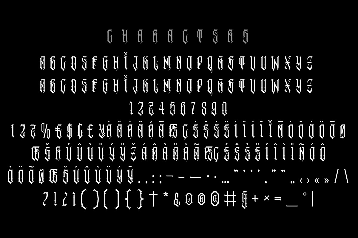 Eastside | Blackletter font, a Blackletter Font by Muntab_Art (Photo 7 of 7)