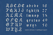 Maythen Blackletter, a Blackletter Font by Letterhend Studio (Thumbnail 7 of 9)