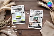 Vintage Newspaper Template, a Magazine Template by ZoloDesignHub (Thumbnail 5 of 8)