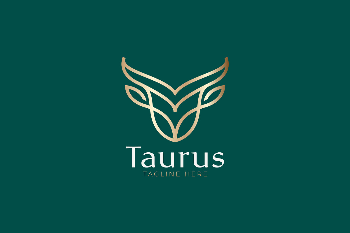 Abstract Elegant Bull Logo Taurus, a Branding & Logo Template by Signatoro (Photo 1 of 2)