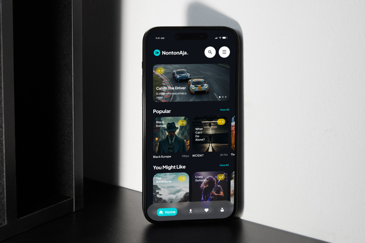 NontonAja – Movie Streaming App, an App Template by productype1 (Photo 5 of 5)