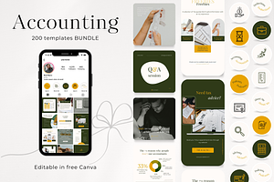 200 Accounting Bookkeeping BUNDLE