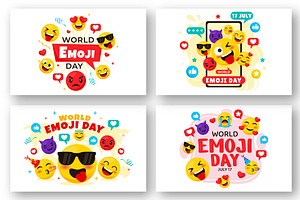 14 World Emoji Day Illustration