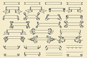 Vintage Ornaments Ribbon Banner, an Object Graphic by G7 (Thumbnail 6 of 6)