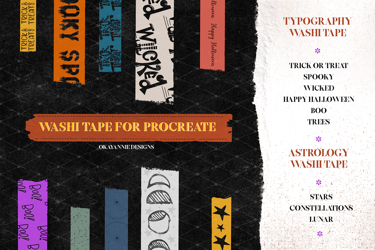 Happy Halloween Procreate Bundle, a Brush Add-On by OkayAnnie Designs (Photo 18 of 18)