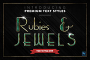 Rubies & Jewels #3 - 20 Text Styles, a Layer Style Add-On by Jonas Stensgaard (Thumbnail 10 of 23)