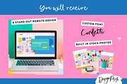 Colorful Wordpress Theme, a WordPress Template by Design Pixie (Thumbnail 6 of 8)