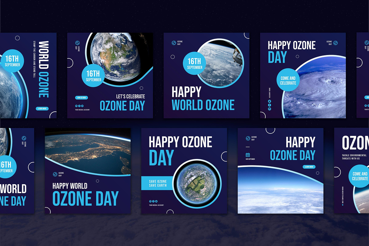 World Ozone Day Instagram Post, a Social Media Template by CavenArt (Photo 5 of 5)
