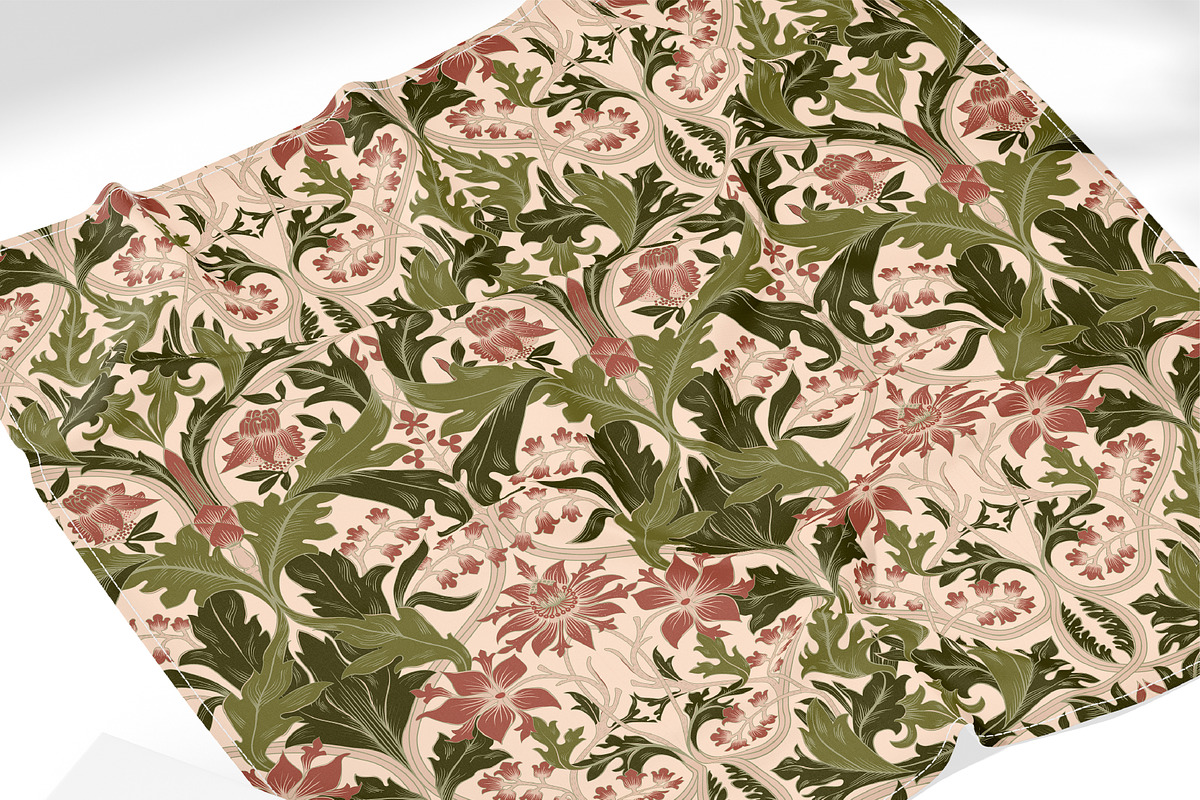 Vintage Whitebell Morris, a Pattern Graphic by ASTUDIO (Photo 4 of 6)