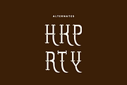 King Western - Artdeco Typeface Font, a Serif Font by QR Design Studio (Thumbnail 6 of 7)