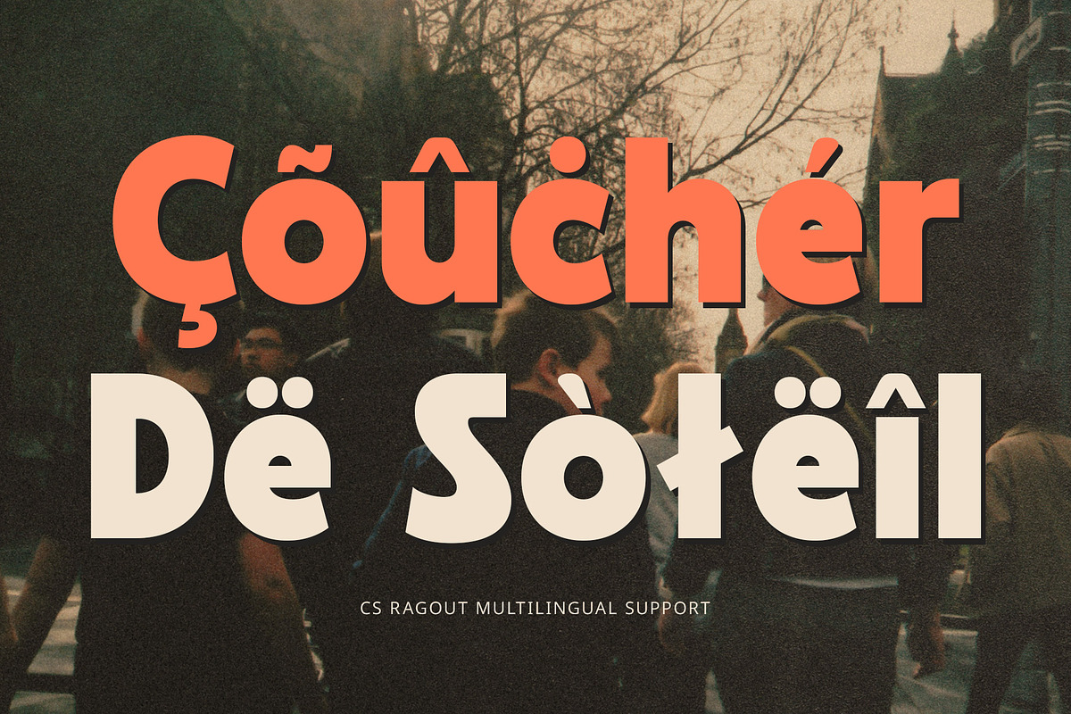 CS Ragout – Bold Font, a Sans Serif Font by Craft Supply Co. (Photo 7 of 8)