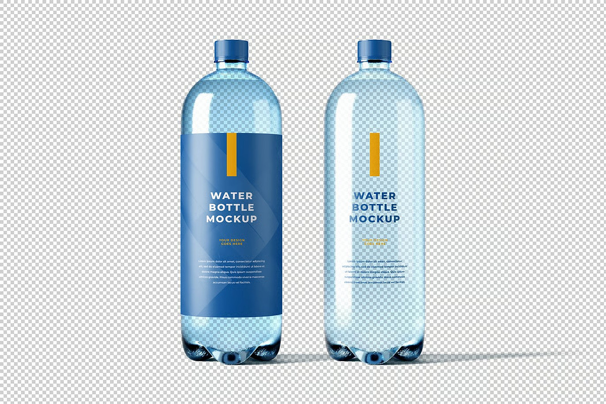 Water Bottle Mockup, a Product Mockup by zpackcreative (Photo 3 of 4)